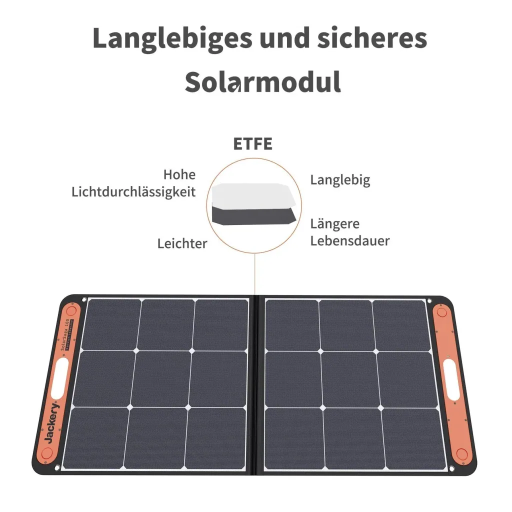 Foldable solar panel SolarSaga 100