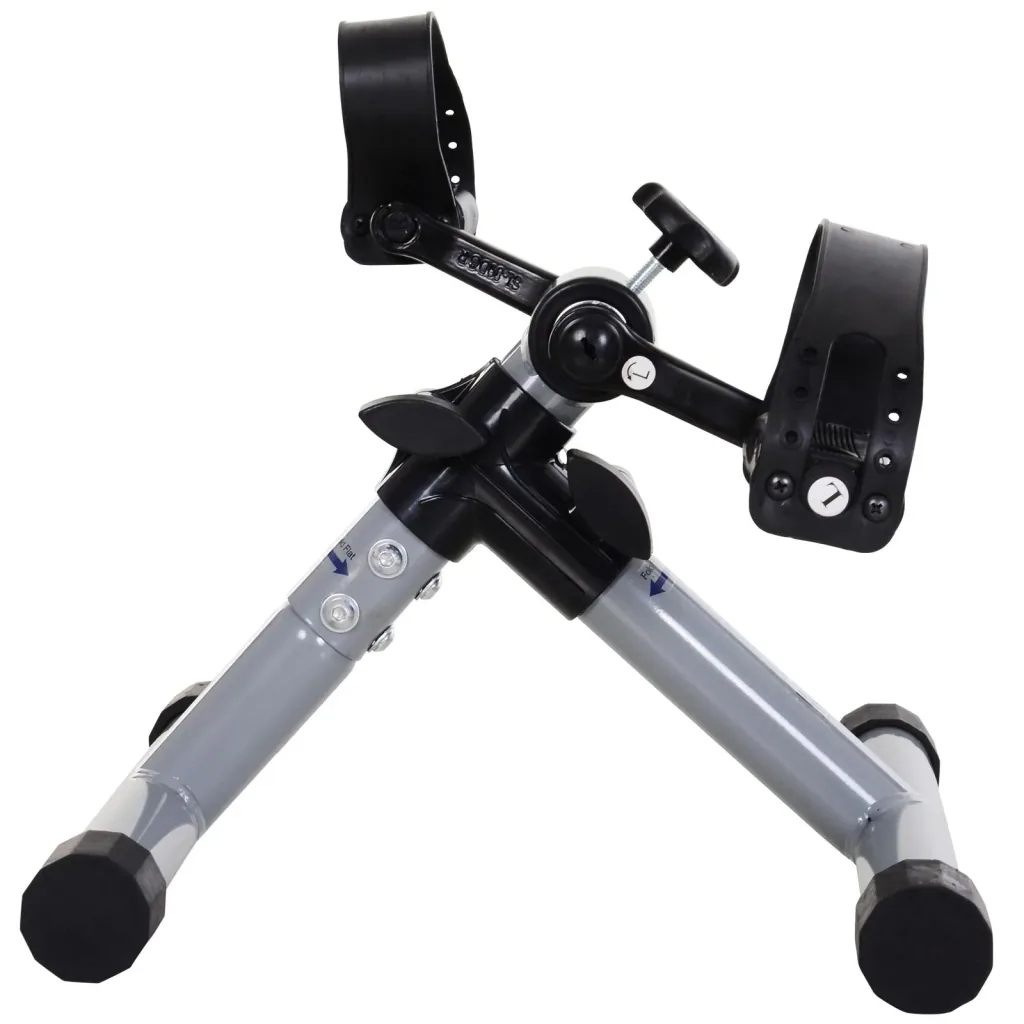 Mini exercise bike with pedals