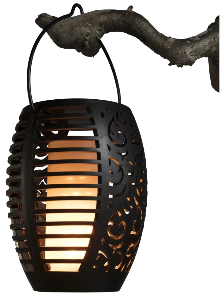 3-in-1 solar light with flame imitations