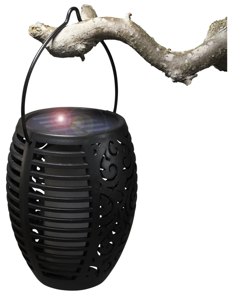 3-in-1 solar light with flame imitations