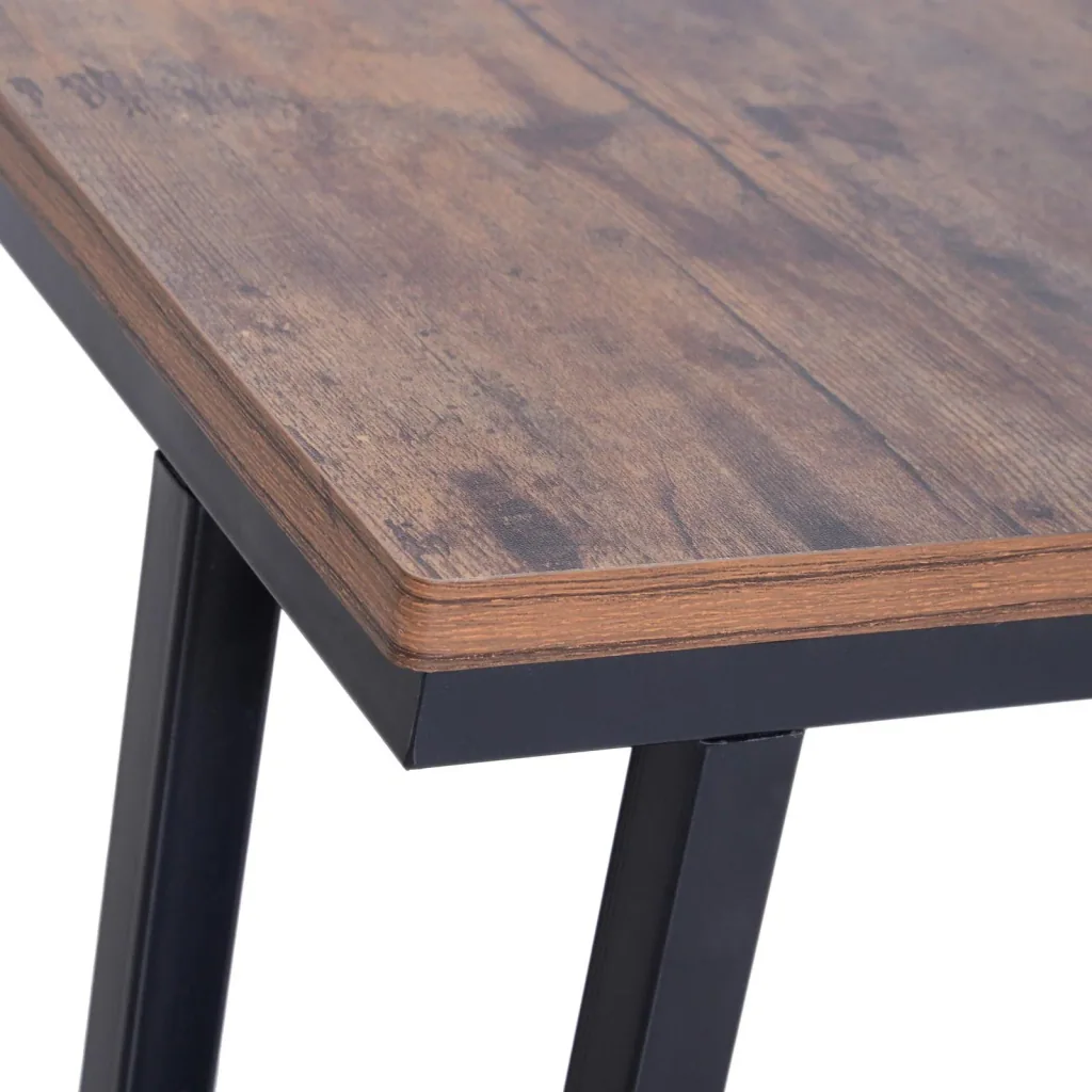 Rollable C-shaped side table
