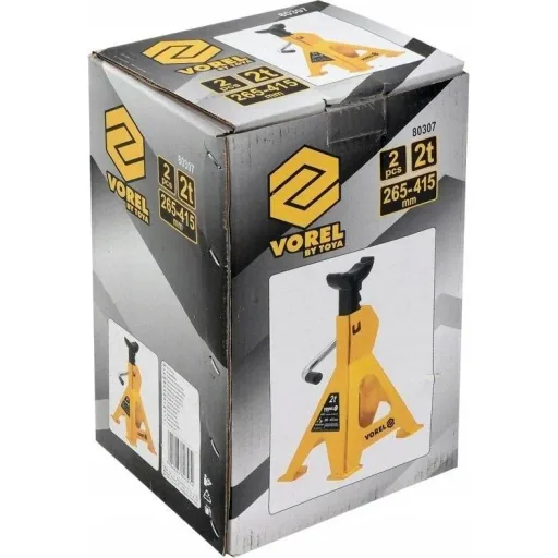 VOREL axle stands - 2 pieces - capacity 2 tons