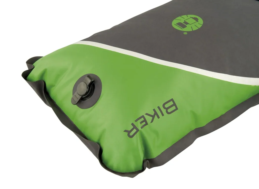 Biker, lightweight, compressible mummy sleeping bag, filling: 1 x 100 g/m² Coletherm, dimensions: 220 x 80 x 55 cm