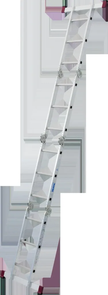 Universal 4-in-1 articulated rung ladder