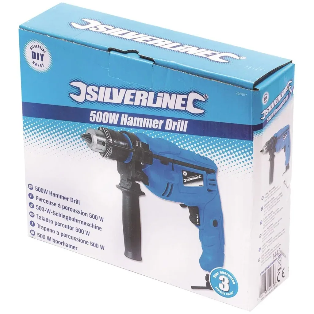 Hammer drill - drilling capacity wood 25