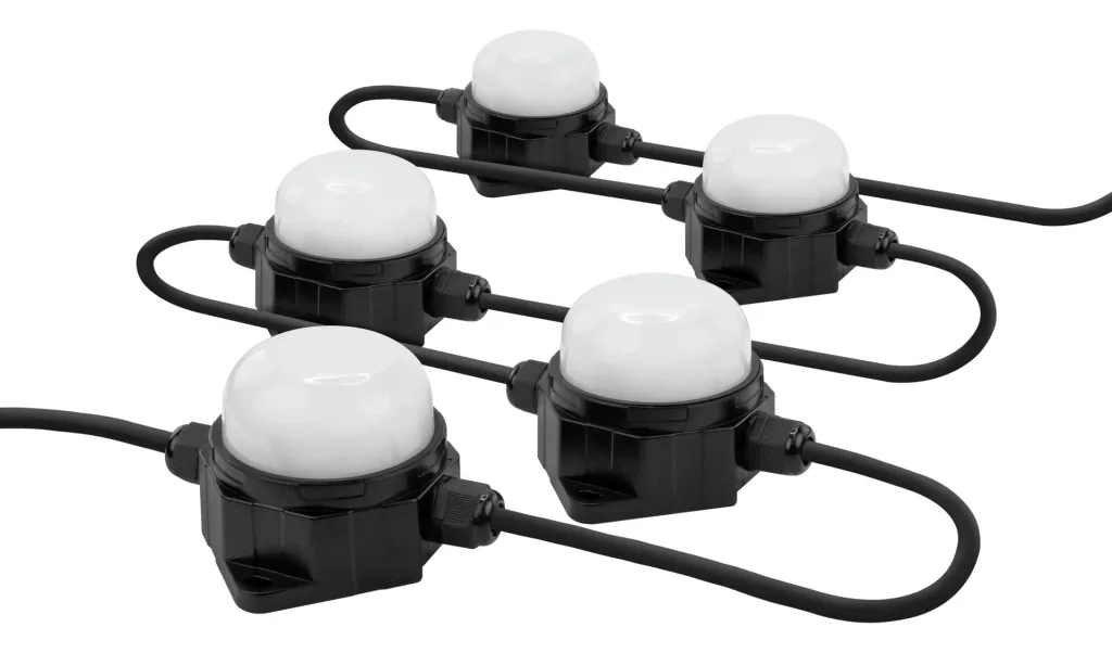 LED light chain 6000 lumens, 180 degree wide-angle illumination