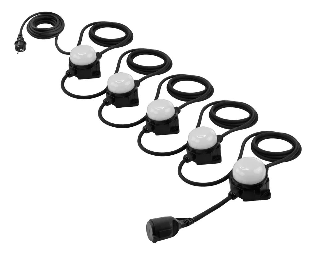 LED light chain 6000 lumens, 180 degree wide-angle illumination