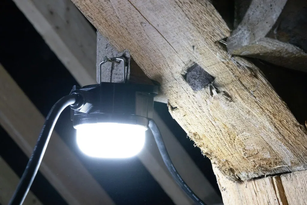 LED light chain 6000 lumens, 180 degree wide-angle illumination
