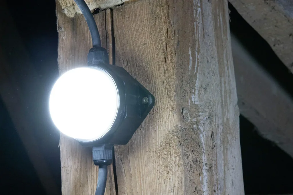 LED light chain 6000 lumens, 180 degree wide-angle illumination