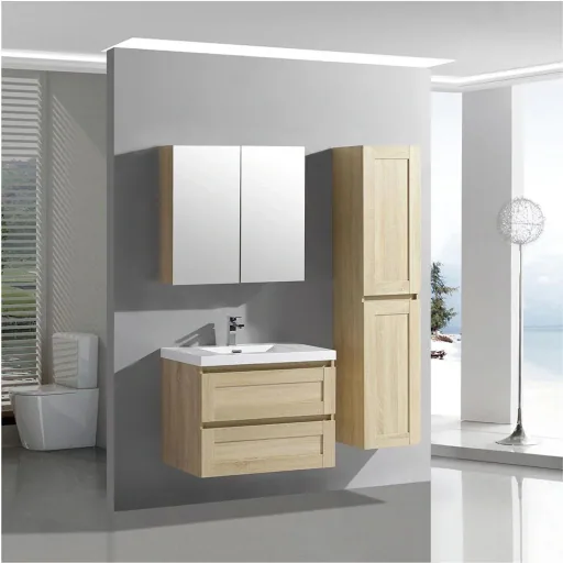 Reno bathroom furniture 75cm - oak