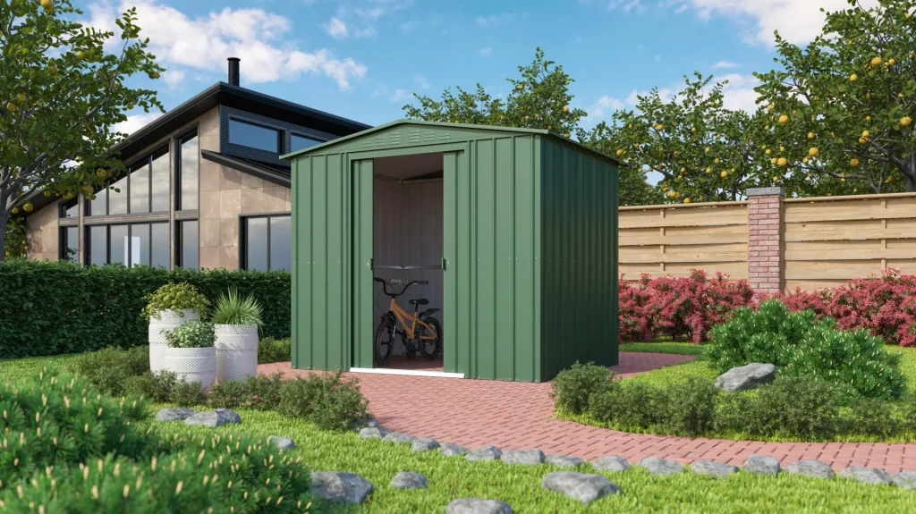 Garden manager Dream 86 tool shed, jade