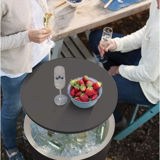 Drinks cooler - anthracite-white - Ø50 cm - 30L