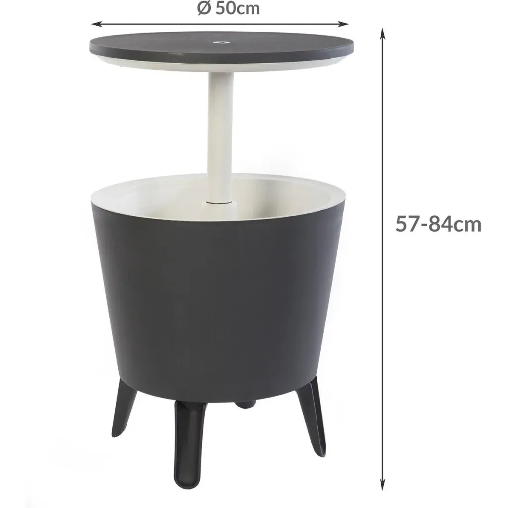 Drinks cooler - anthracite-white - Ø50 cm - 30L