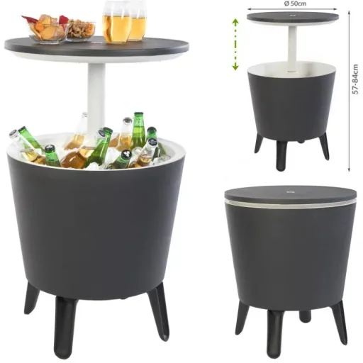 Drinks cooler - anthracite-white - Ø50 cm - 30L