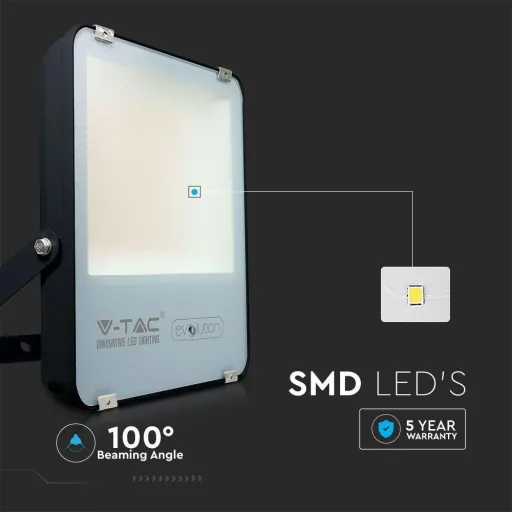 VT-49611 LED floodlight - 100 W - 16000 Lm - 4000K - black