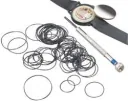 O-ring seals for watches Assortment with flat seals