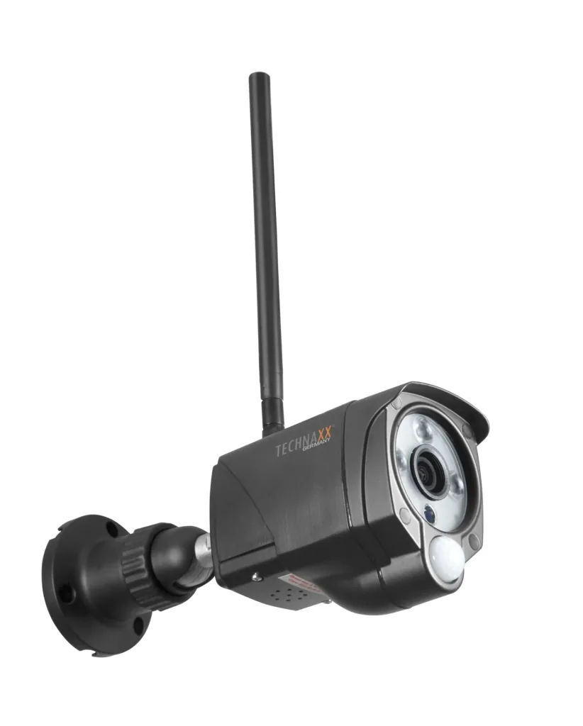 TX-128 surveillance camera set with 7" touchscreen