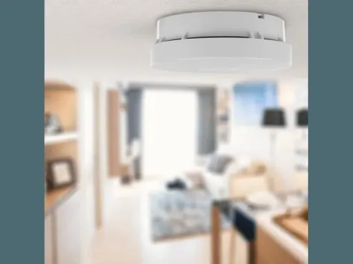 Smoke detector with 10-year lithium battery, VDS tested