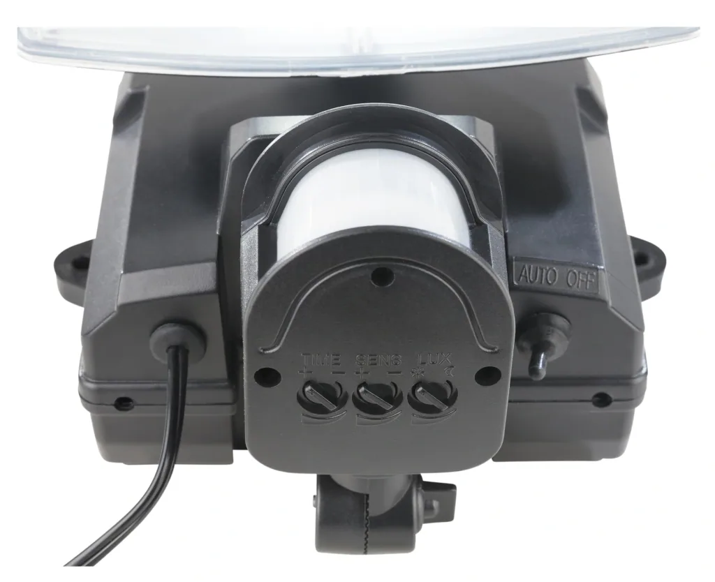 Solar LED floodlight with 1000 lumens with solar module and motion sensor, IP44
