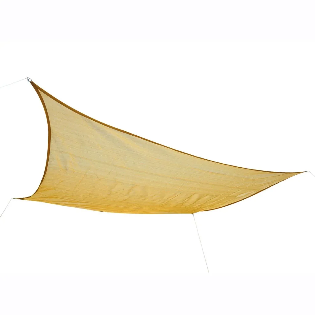 Ousunny Sun Shade Sail Rectangular HDPE (Beige, 3x4m)