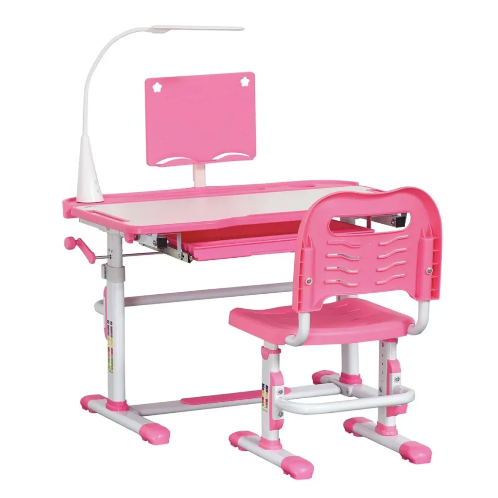 Children's desk, student desk, chair