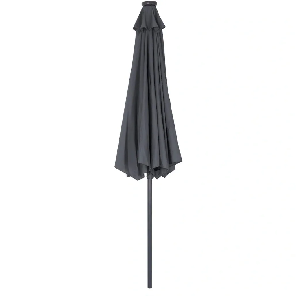 Florida parasol with LED lighting, pivoting, anthracite - Ø 3m