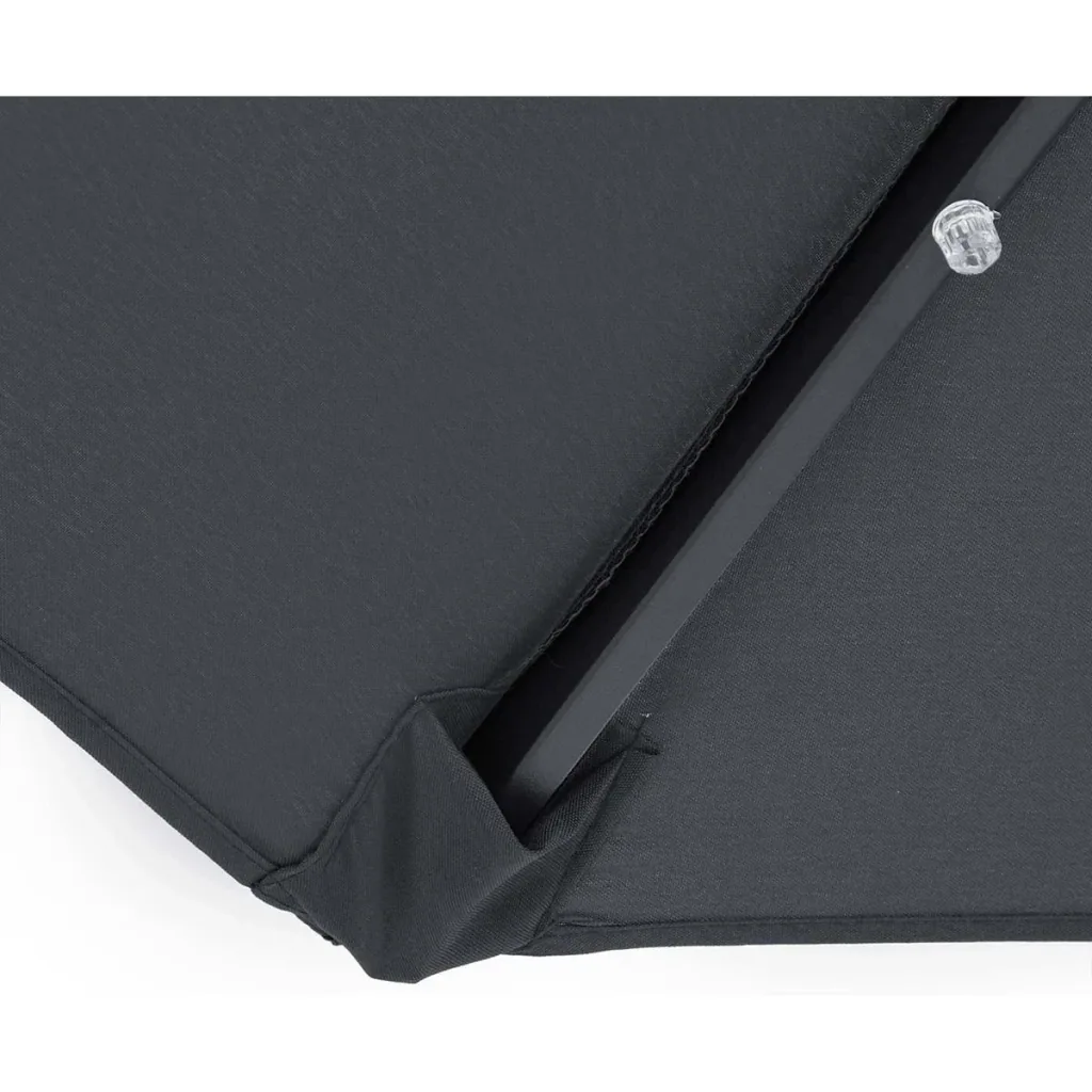 Florida parasol with LED lighting, pivoting, anthracite - Ø 3m