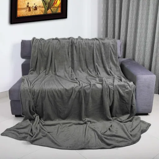 XXL microfiber blanket 280x210cm - d