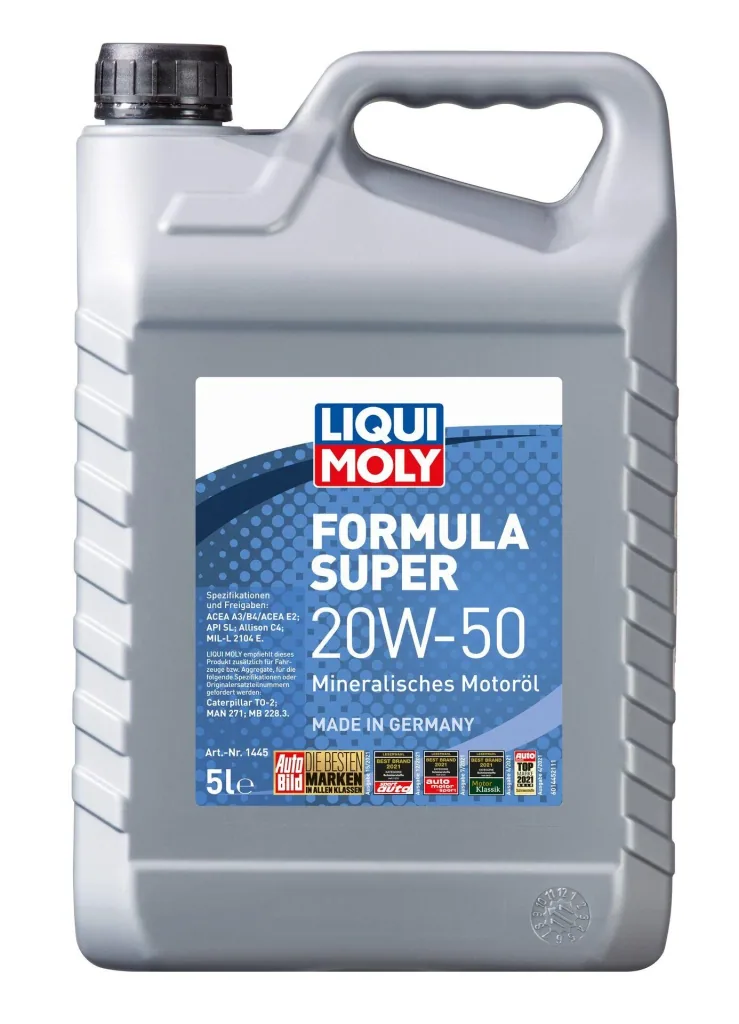 Mineral engine oil Formula Super 20W-50, 5 liters