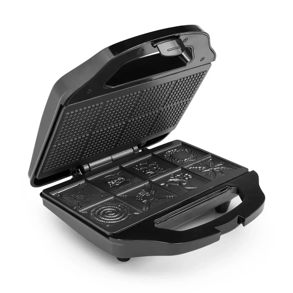 Cinnamon waffle iron, for 8 waffles, 700 watts