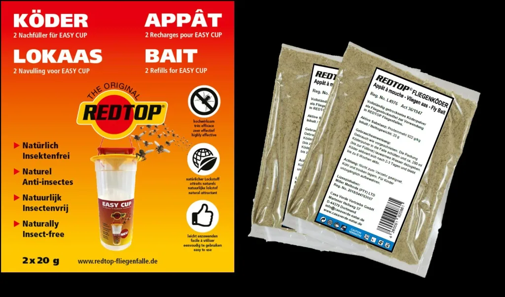 Bait, double pack for 974085 Fly Trap "Easy Cup"