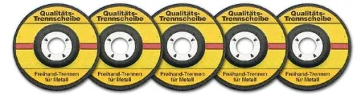 Cutting discs 125 mm - 5 pieces - thickness 1.0 mm, for metal