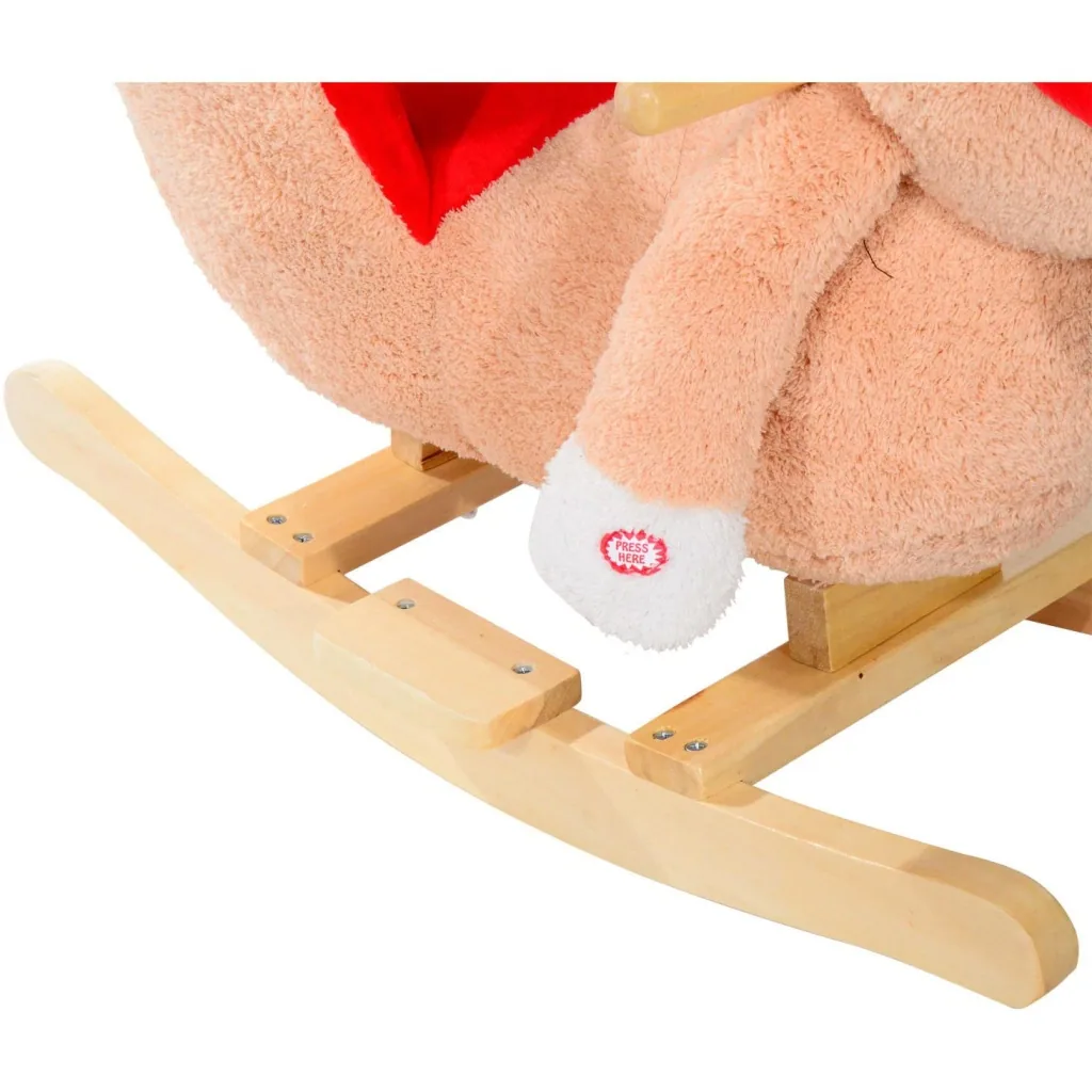 Children's rocking seesaw as a donkey