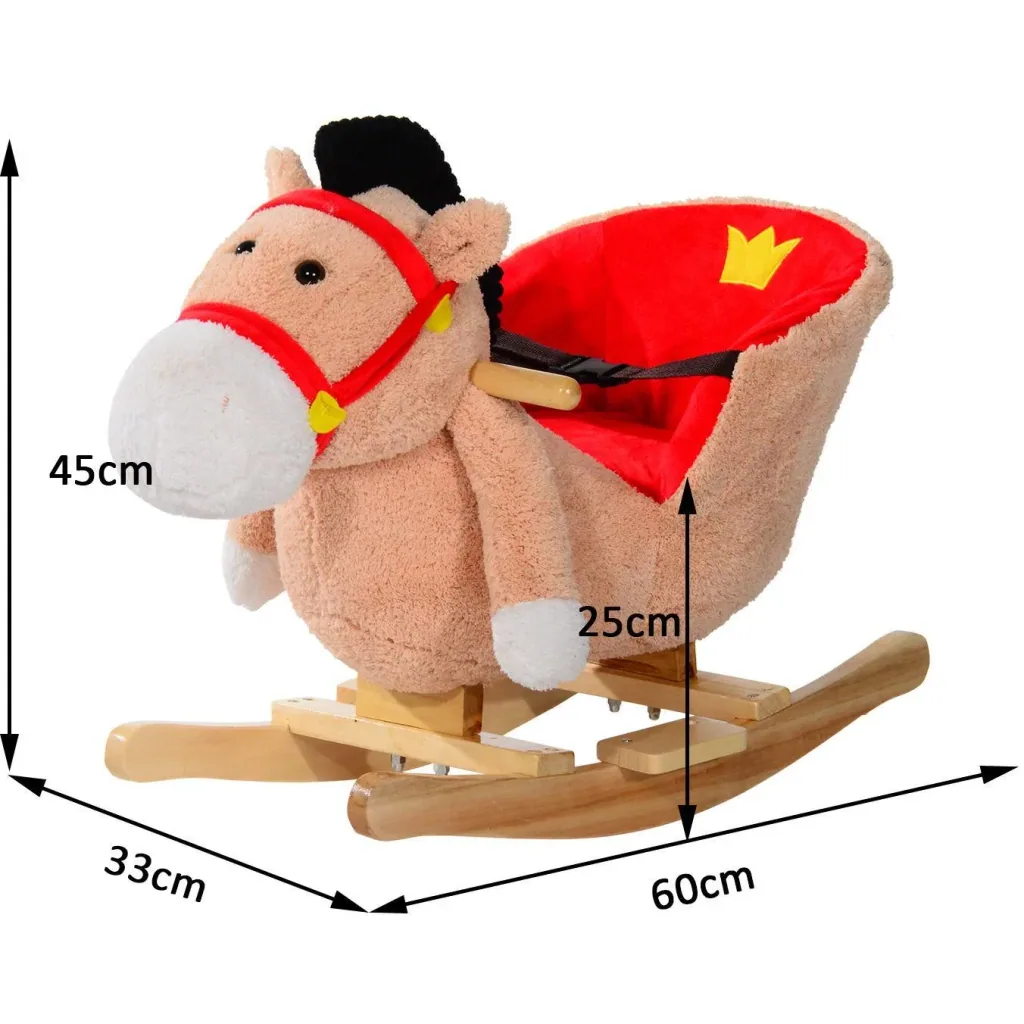 Children's rocking seesaw as a donkey