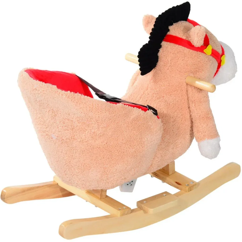 Children's rocking seesaw as a donkey