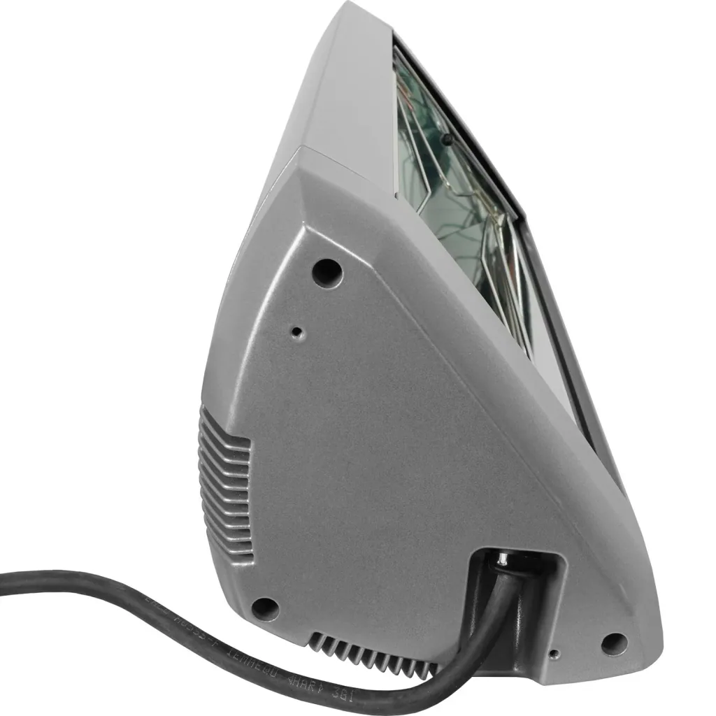 Terrasverwarmer, heater, infrarood terrasverwarming, terrasheater elektrisch - Modell HELIOSA 9, met beschermrooster, zilver