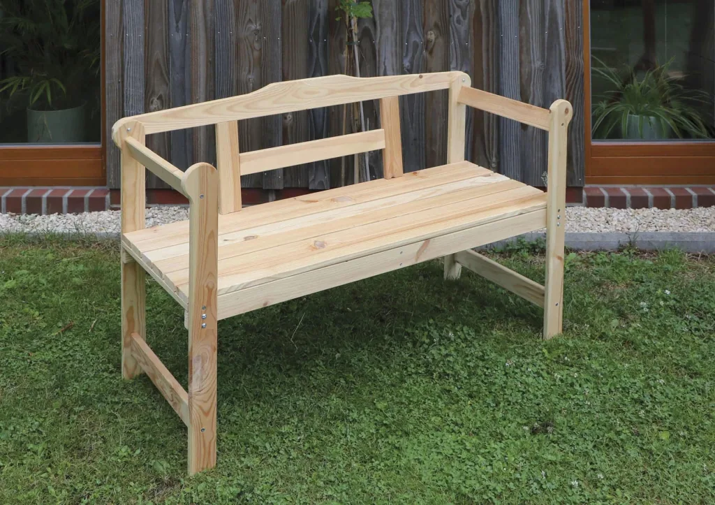 Friesian bench 2-seater natural