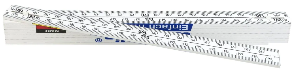 Plastic folding rule 2 m