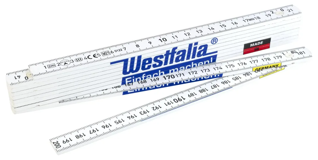 Plastic folding rule 2 m