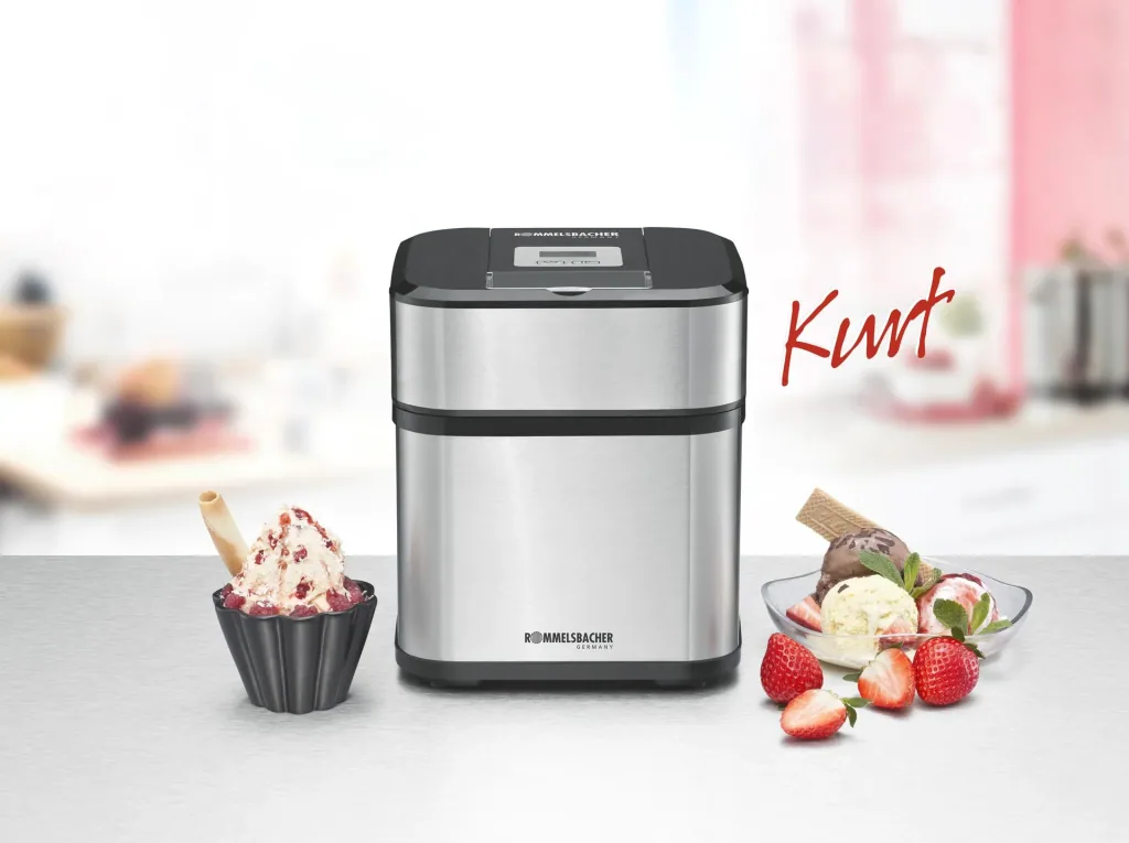 4 in 1 ice cream maker IM 12 "Kurt", 1.5 liters, 12 watts