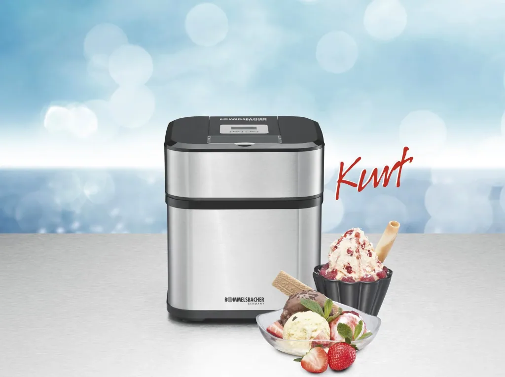 4 in 1 ice cream maker IM 12 "Kurt", 1.5 liters, 12 watts
