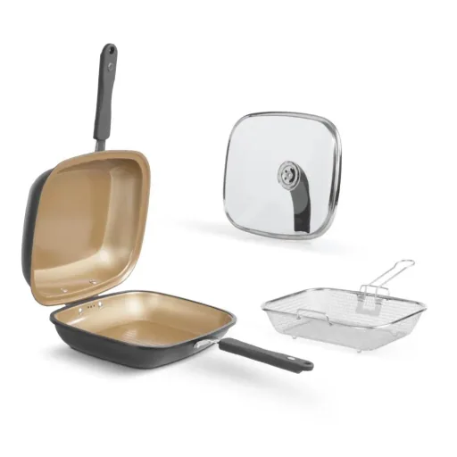 Black Doubletta Wendepfanne Deluxe Set