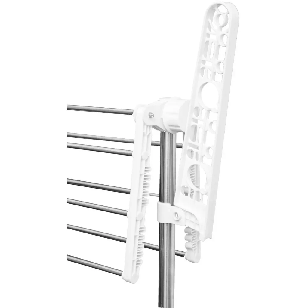 Mobile laundry rack laundry tower with 4 levels foldable