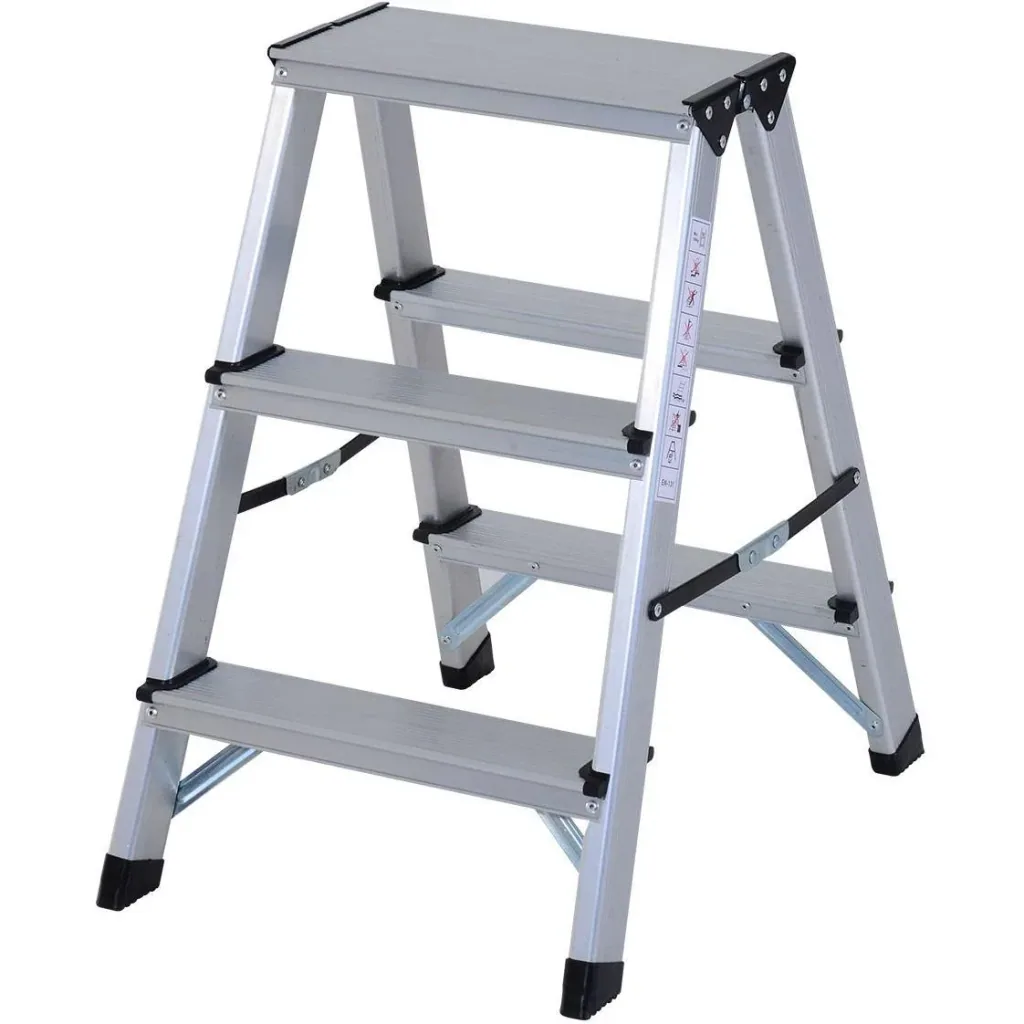 Stepladder aluminum ladder folding step 3 steps