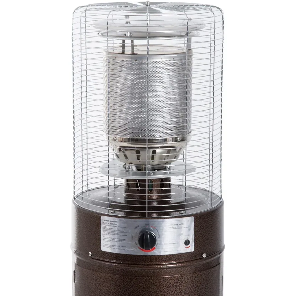 Bronze patio heater