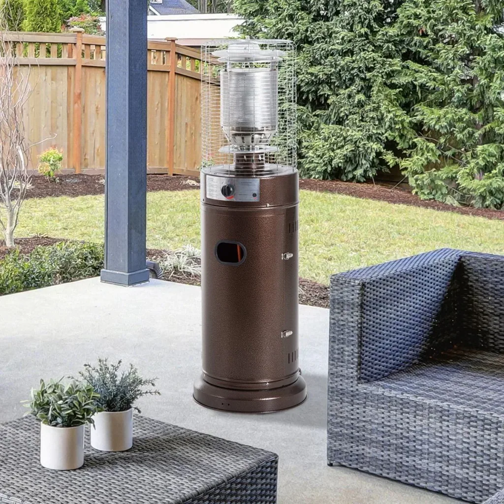 Bronze patio heater