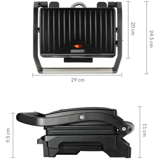 Contact grill black 1500W