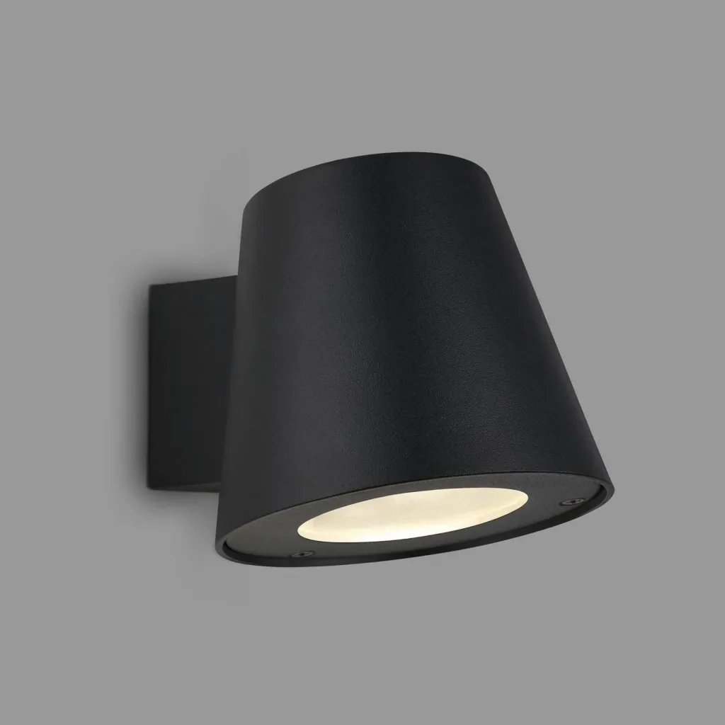 LED outdoor light, 1-flame, IP44, GU10 socket, including LED bulb 4.9W 460 lm "