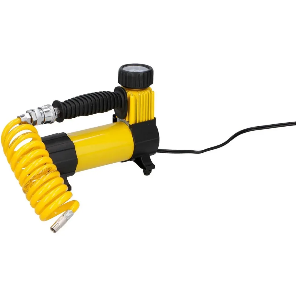 Mini compressor - 12V - Incl. 3 adapters - via cigarette lighter