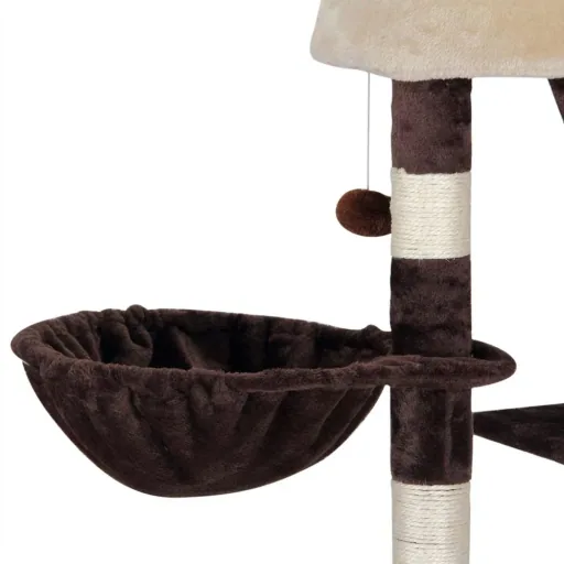 Cat tree, ceiling height 240 - 260 cm brown
